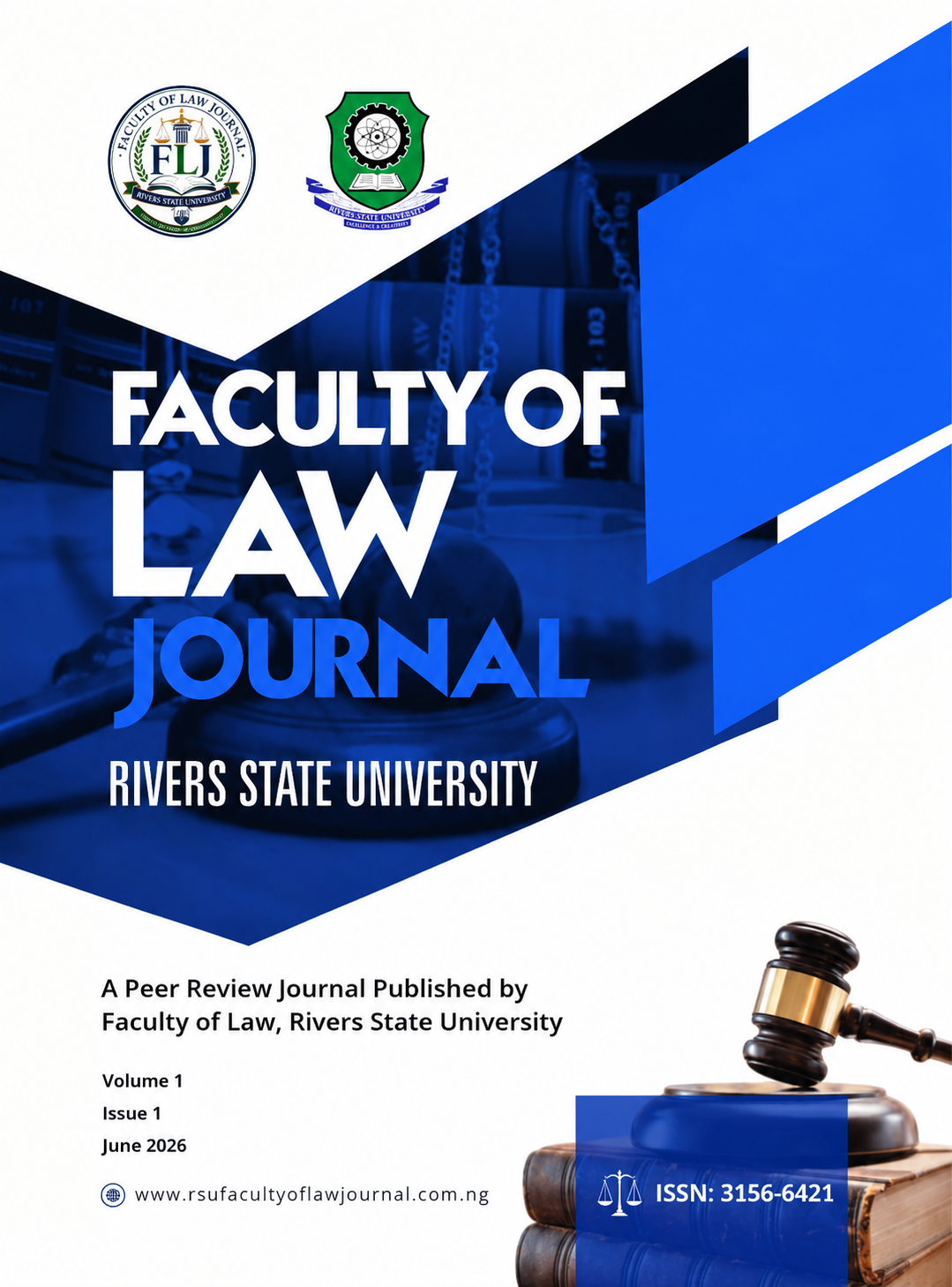 Faculty of Law Journal Cover Page